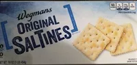 Mängden socker i Original Saltines