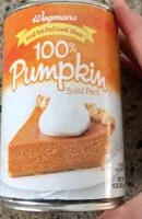 Mängden socker i 100% pumpkin solid pack