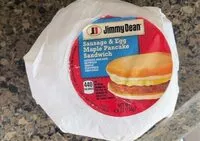 Mängden socker i Sausage and egg maple pancake sandwich