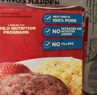 Mängden socker i Pork Sausage Patties