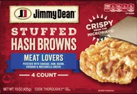 Mängden socker i Jimmy dean, stuffed hash browns