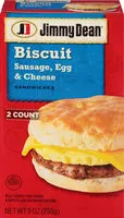 Mängden socker i Biscuit Sandwiches, Sausage, Egg & Cheese