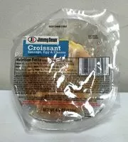 Mängden socker i Croissant Sausage Egg & Cheese Sandwich