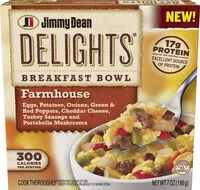 Mängden socker i Delights farmhouse breakfast bowl