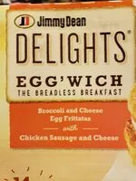 Mängden socker i Broccoli & cheese frozen frittata sandwich