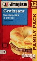 Mängden socker i Croissant Sandwiches