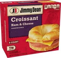 Mängden socker i Ham & cheese croissant sandwiches