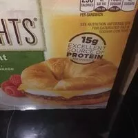 Mängden socker i Delights turkey sausage egg whites