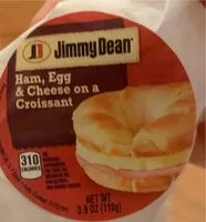 Mängden socker i Ham, Egg, and Cheese Croissant Breakfast Sandwich