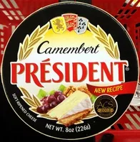 Mängden socker i Camembert Soft-Ripened Cheese