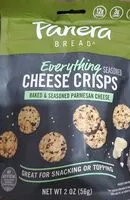 Mängden socker i Cheese Crisps Baked and Seasoned Parmesan Cheese