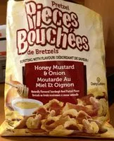 Mängden socker i Pretzel Pieces, Honey, Mustard & Onion