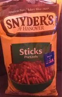 Mängden socker i Snyder's of hanover, pretzel sticks