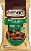 Mängden socker i Snyders of hanover pretzels olde tyme