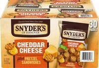 Mängden socker i Pretzel sandwiches