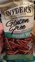 Mängden socker i Gluten free all natural pretzel sticks oz
