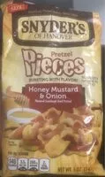 Mängden socker i Snyders Pretzel pieces honey mustard