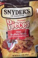 Mängden socker i Hot buffalo wing pretzel pieces