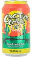 Mängden socker i Cactus cooler soda orange pineapple blast ounce cans