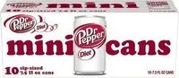 Mängden socker i Diet mini soda