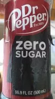 Mängden socker i Dr Pepper Zero Sugar