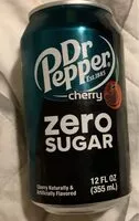 Mängden socker i Dr Pepper Cherry zero sugar