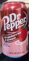 Mängden socker i strawberry cream dr. pepper