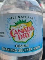 Mängden socker i Canada dry Original Seltzer water