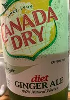 Mängden socker i CANADA DRY DIET GINGER ALE