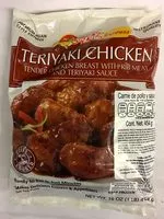 Mängden socker i Teriyaki Chicken, Crazy Cuizine