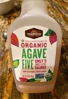 Mängden socker i Organic agave five