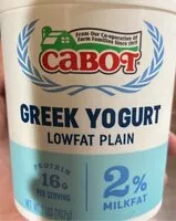 Mängden socker i Low-fat plain Greek yogurt