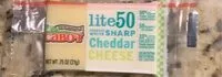 Mängden socker i Light 50 sharp cheddar cheese