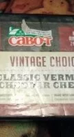 Mängden socker i Classic Vermont cheddar cheese