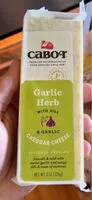 Mängden socker i Garlic Herb Cheddar Cheese