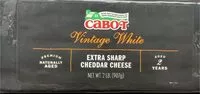 Mängden socker i Cabot vintage white