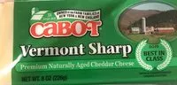 Mängden socker i Cabot, vermont sharp cheddar