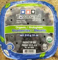 Mängden socker i Organic Blueberries