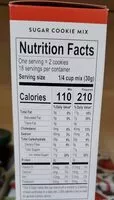 Mängden socker i Sugar Cookie Mix