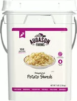 Mängden socker i Dehydrated potato shreds certified gluten free