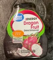 Mängden socker i Dragonfruit energy drink enhancer