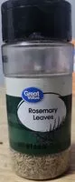 Mängden socker i Rosemary Leaves