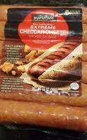 Mängden socker i Marketside All Natural Extreme Cheddar Cheese Smoked Sausages