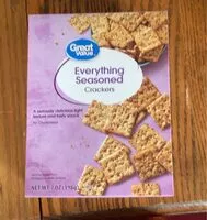 Mängden socker i Everything seasoned crackers