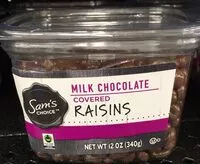 Mängden socker i Milk Chocolate Covered Raisins