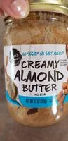 Mängden socker i Creamy Almond Butter