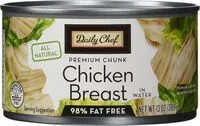 Mängden socker i All natural chicken breast in water
