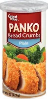 Mängden socker i Plain Panko Bread Crumbs