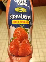 Mängden socker i Squeezable Strawberry Spread