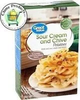 Mängden socker i Sour Cream & Chive Potatoes